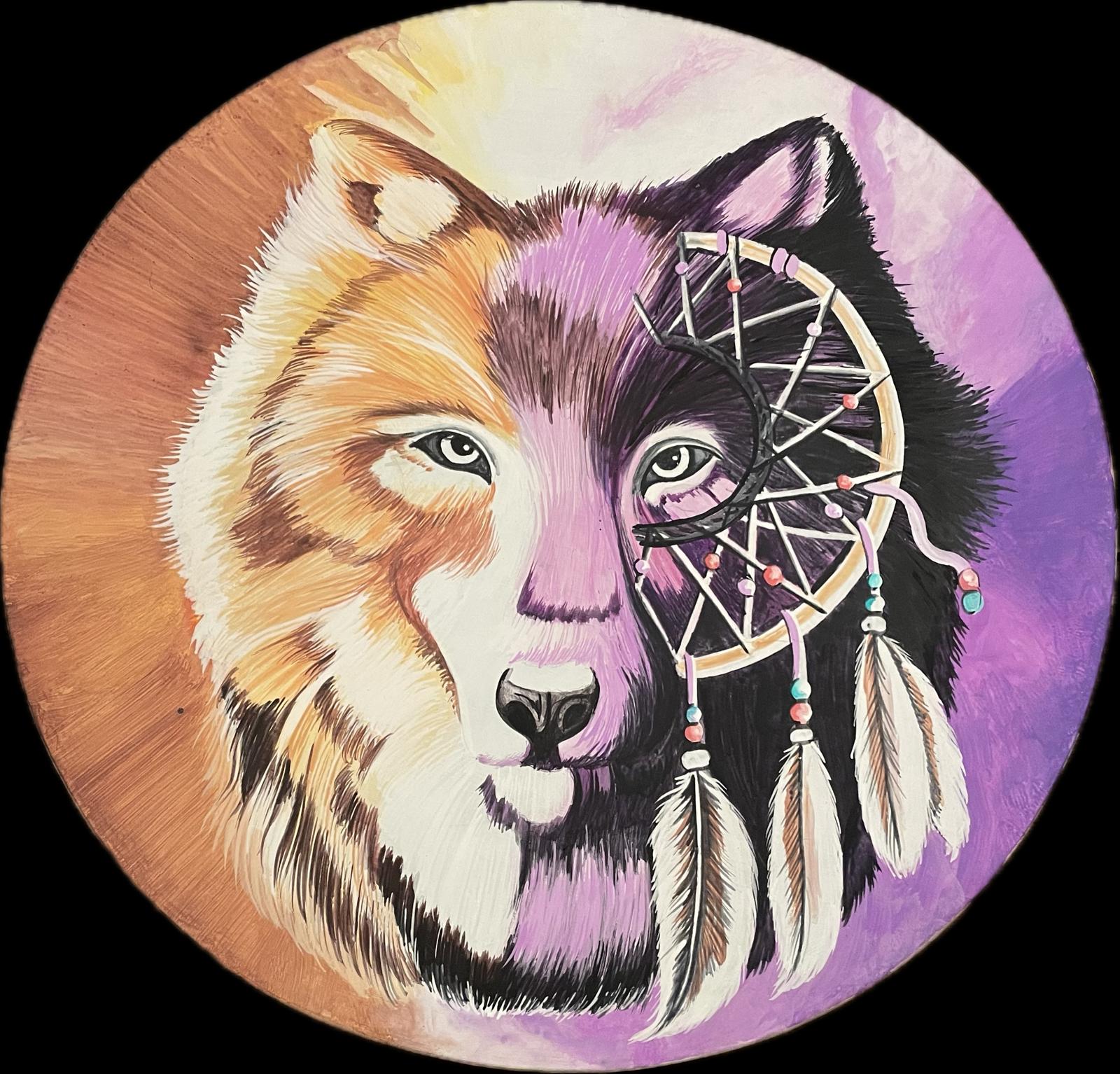 Het logo van Two Wolf